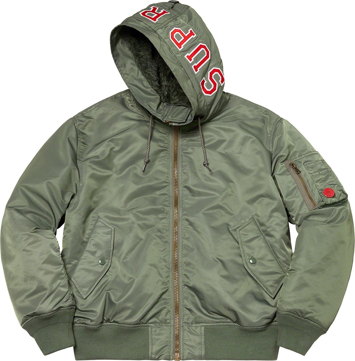Hooded MA-1 view 13